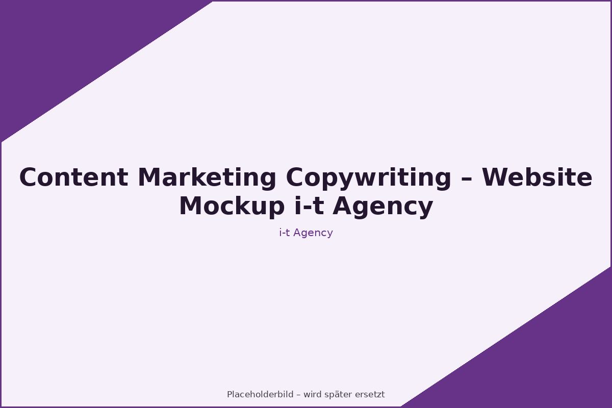 Illustration zu Content Marketing & Copywriting