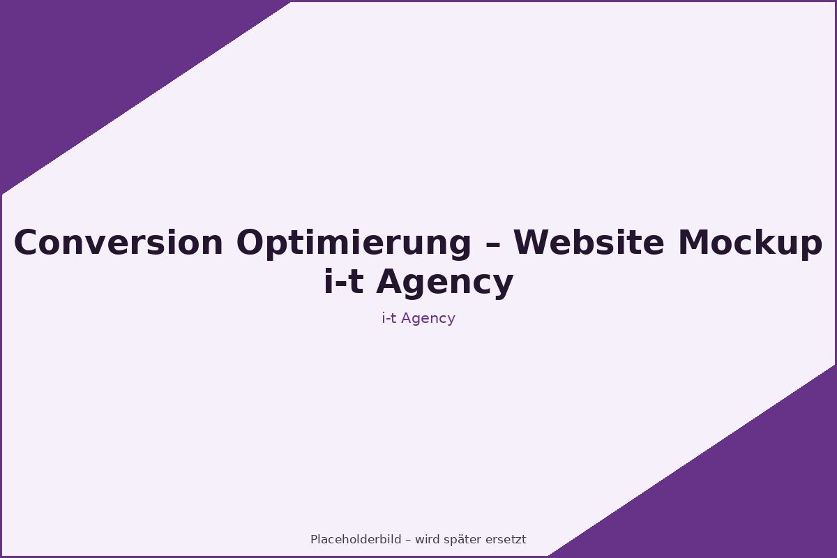 Illustration zu Conversion Optimierung
