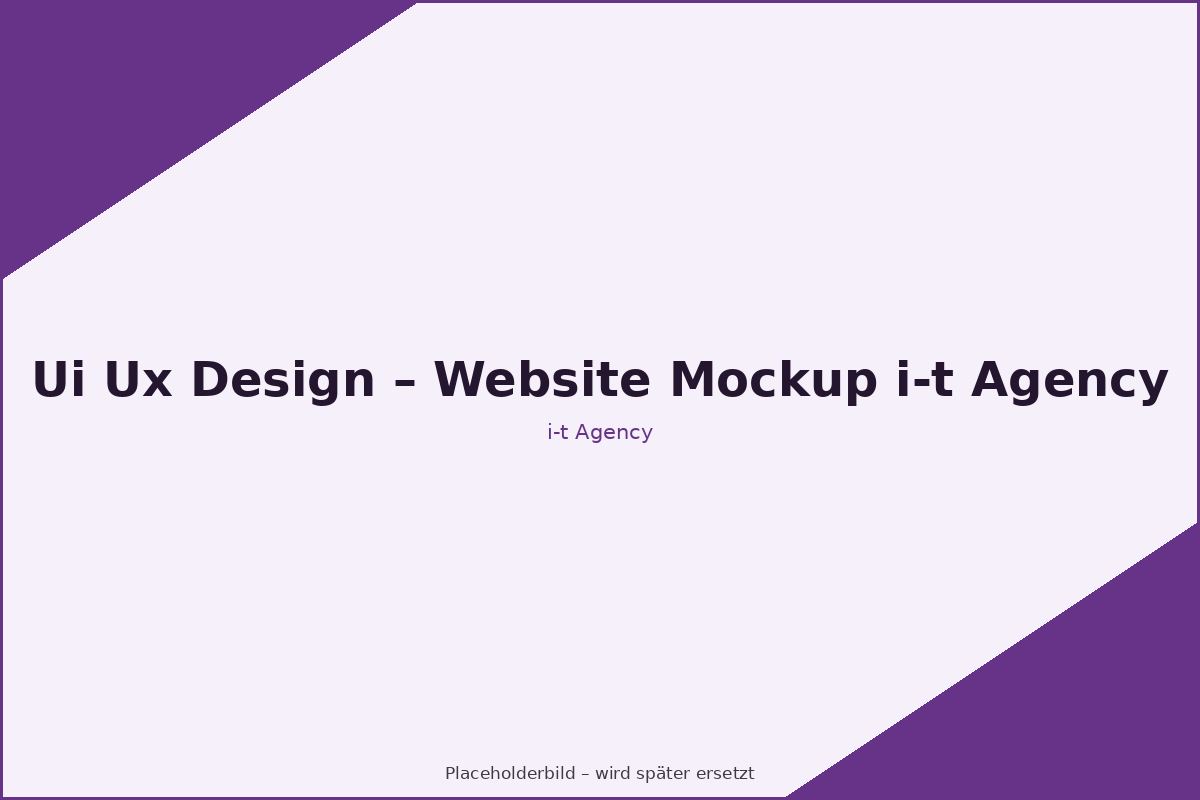 Illustration zu UI/UX Design