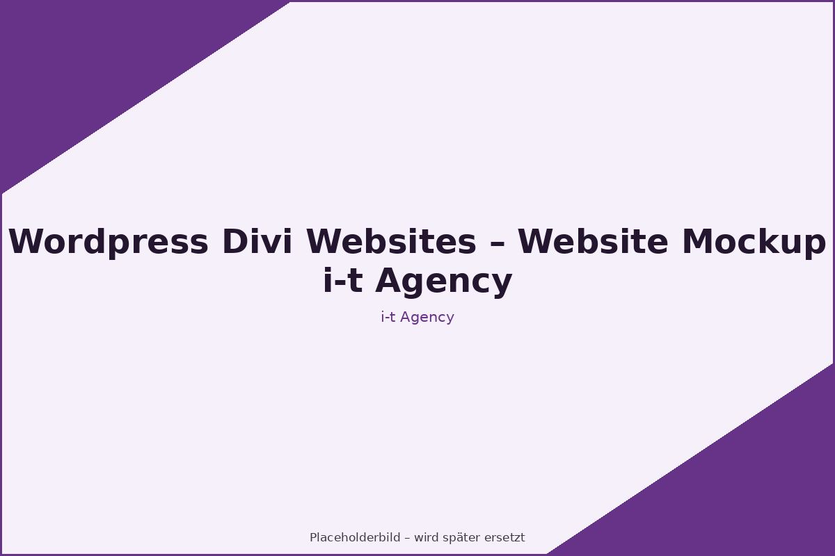 Illustration zu WordPress & Divi Websites